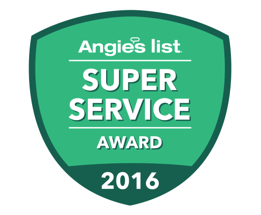 2016 Angie's List Super Service award